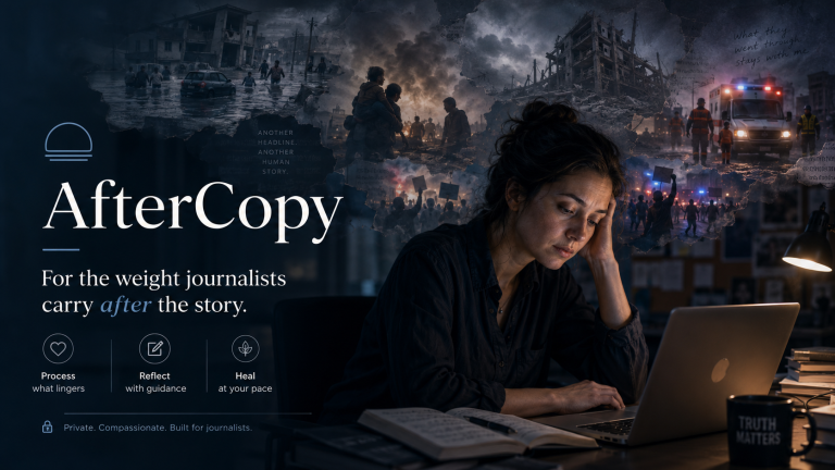 AfterCopy: Why Journalists Need a Safe Space After the Story 2 Aftercopy Media App